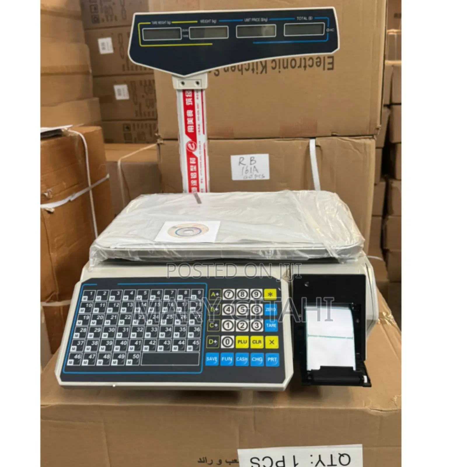 Acs 30kg Electronic Barcode Printing Scale