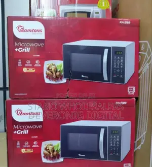 Colour White. Grilled Ramtons Microwave