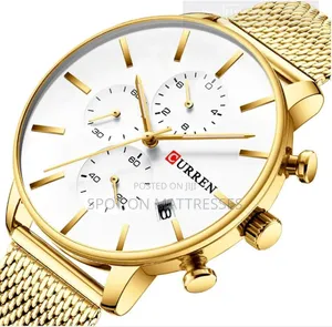 Curren Watch For Men. Stainless Steel. Waterproof. Free Delivery.