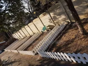 Modern Home Garden Fence Wooden