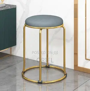 Barstool : Ottoman Round Modern Barstool