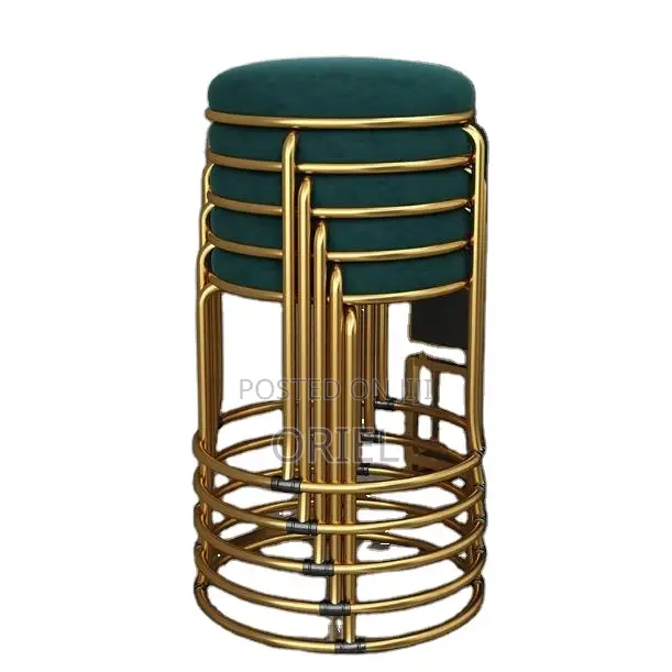 Barstool : Ottoman Round Modern Barstool