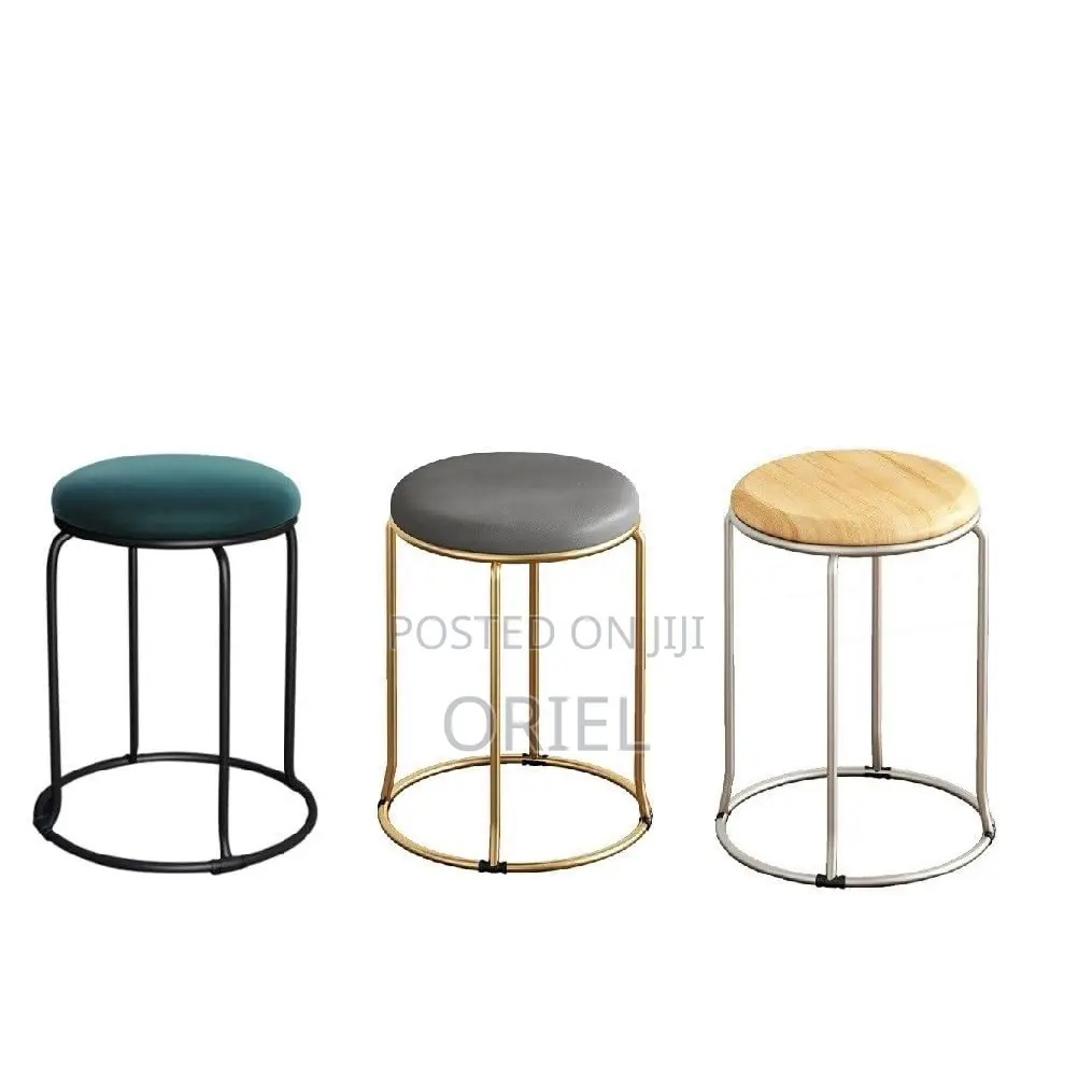 Barstool : Ottoman Round Modern Barstool