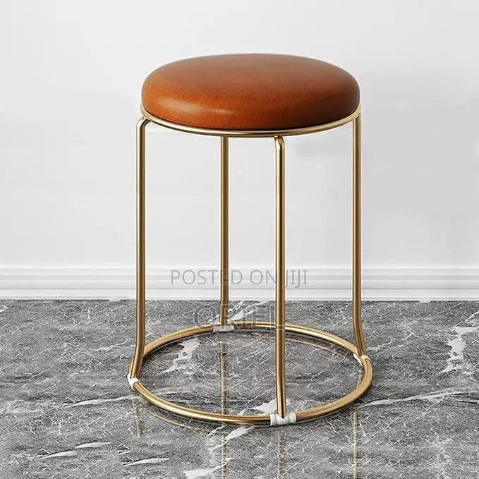 Barstool : Ottoman Round Modern Barstool