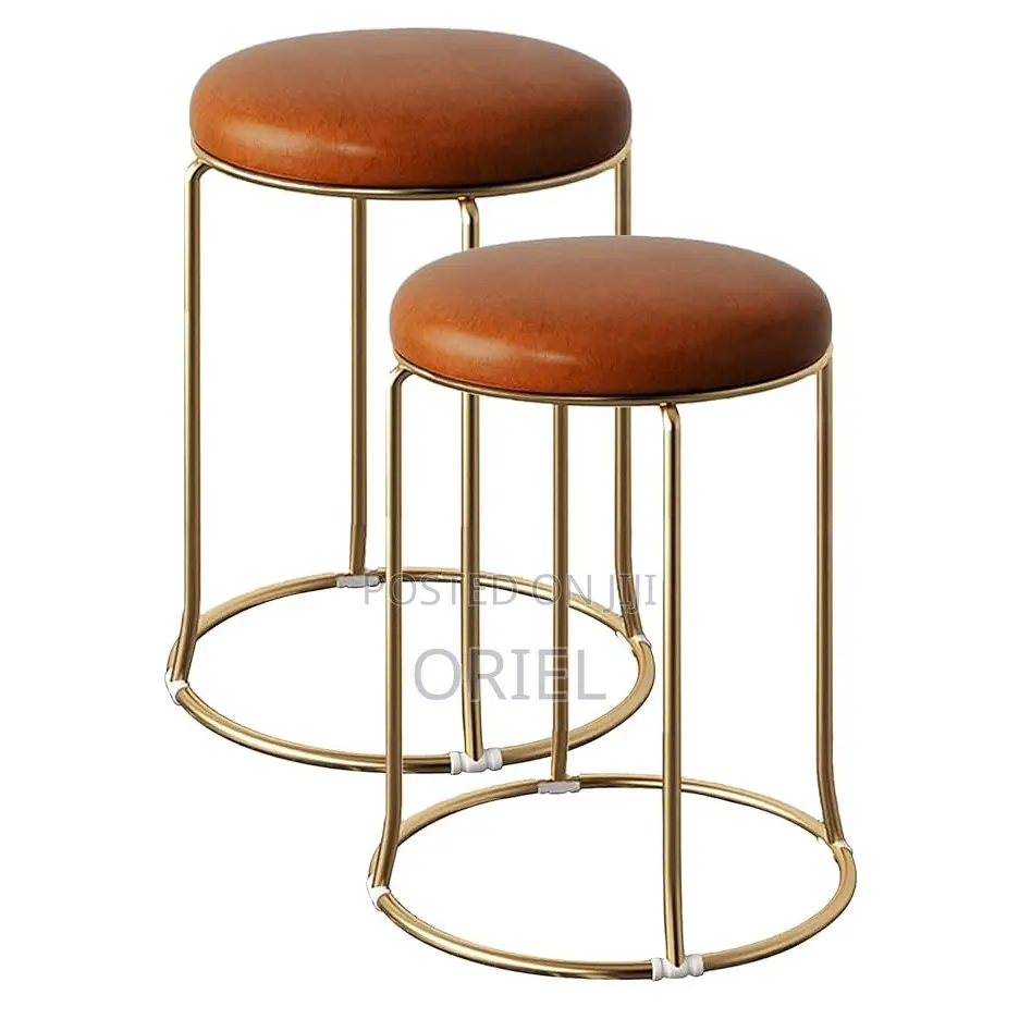Barstool : Ottoman Round Modern Barstool