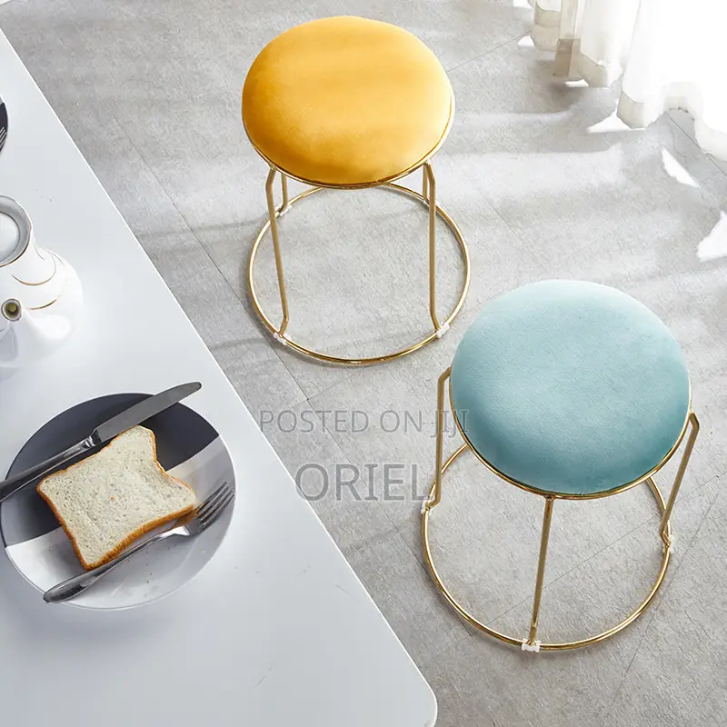 Barstool : Ottoman Round Modern Barstool