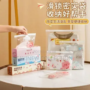 Reusable Food Storage Bags Plastic Ziplock Bags Leak Proof Freezer Bag