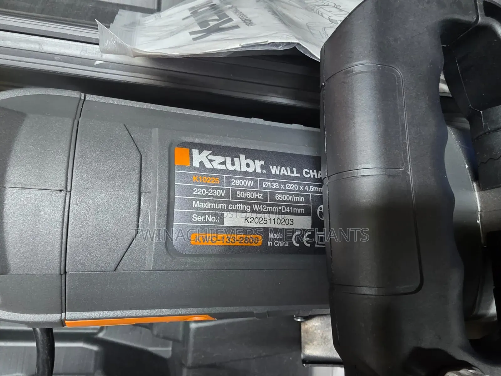 2800w Kzbur Wall Chaser/Wall Groove Cutting Machine