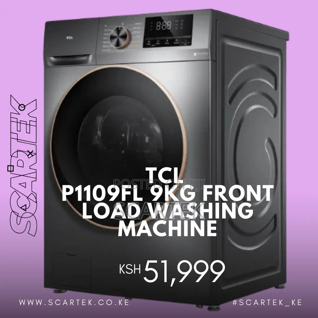 Tcl 9kg P1109fl Front Load Washing Machine