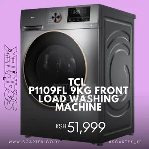 Tcl 9kg P1109fl Front Load Washing Machine