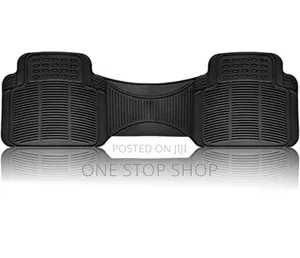 1pc Black Zone Tech All Weather Rubber Conjoined Mat