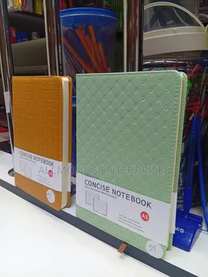 A5 Concise Notebook With Soft Leather Cover
