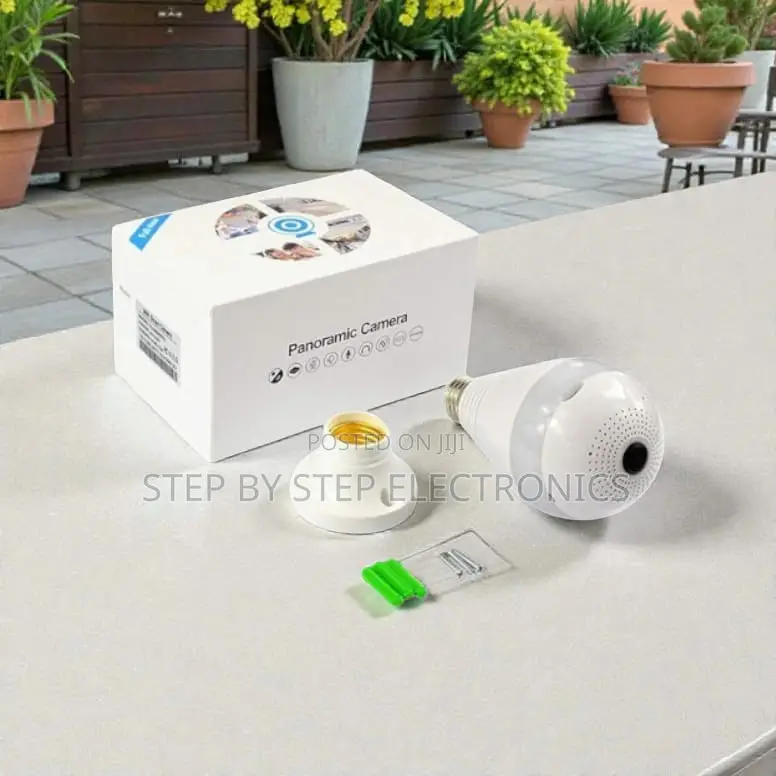 1080p Wifi Security Bulb Camera With High-Definition Video