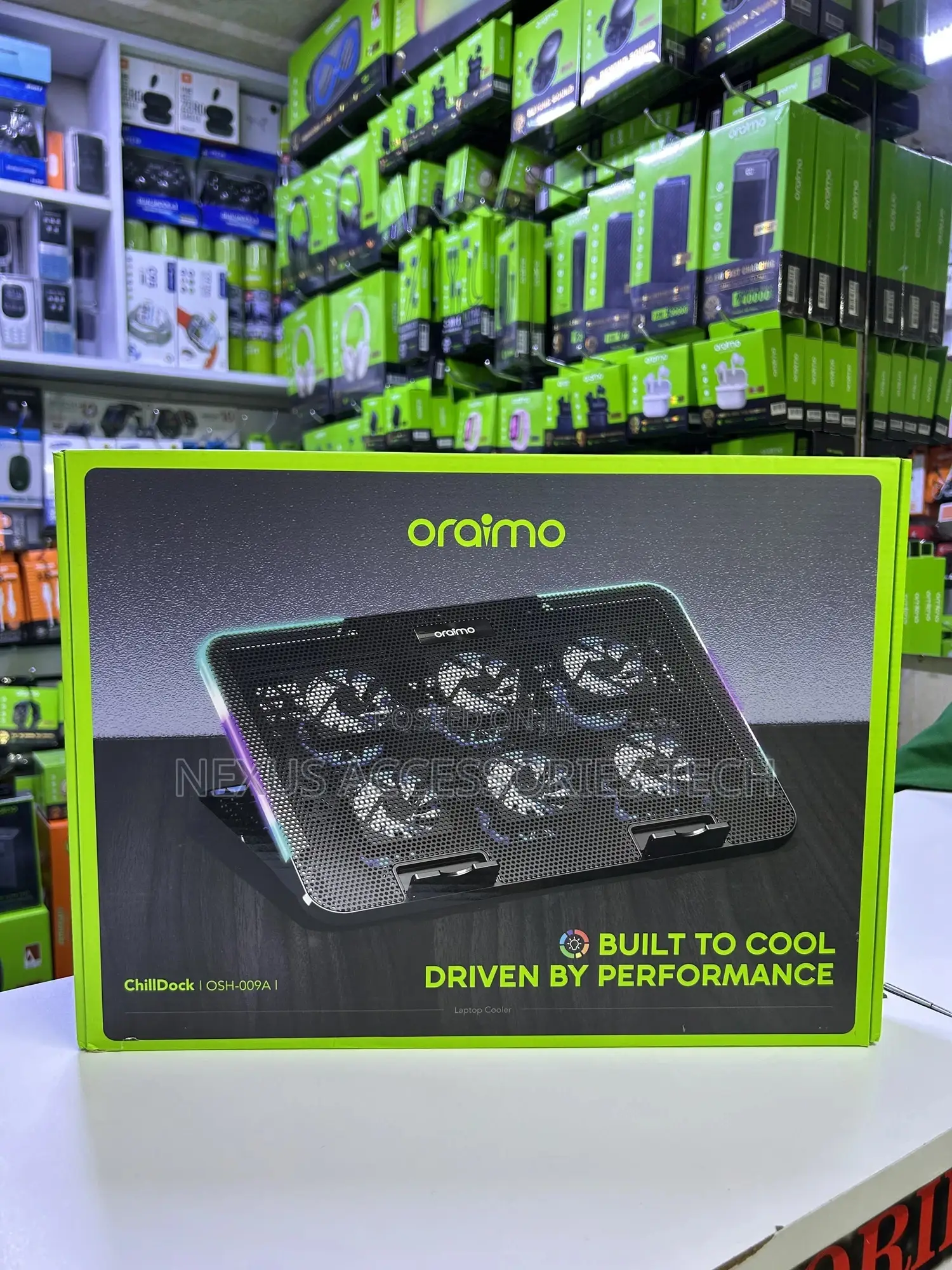 Oraimo Chill Dock Ohs-009a – Laptop Cooling Fan, Silent Powerful