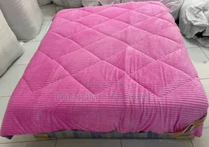 White and Pink Velvet Duvets