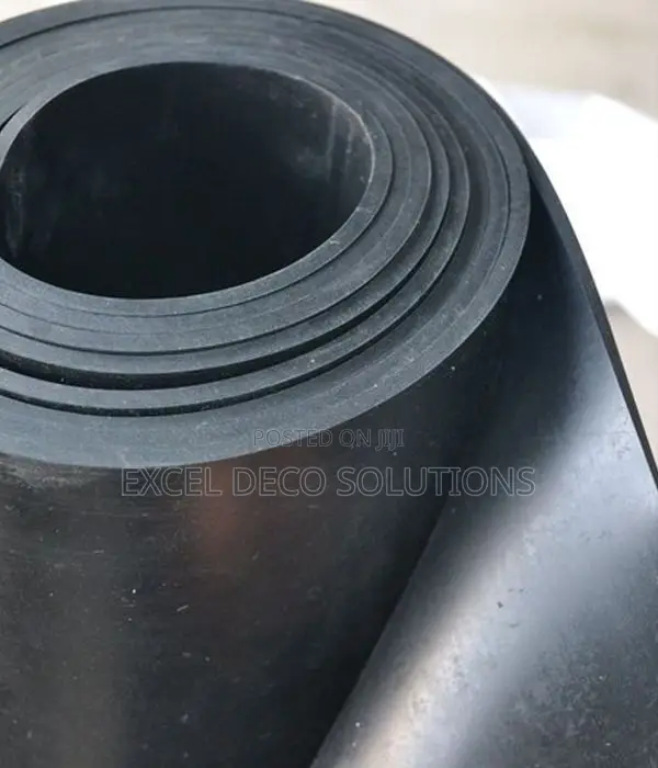 Heavy Duty Rubber Mat Roll | 5mm Thick Black