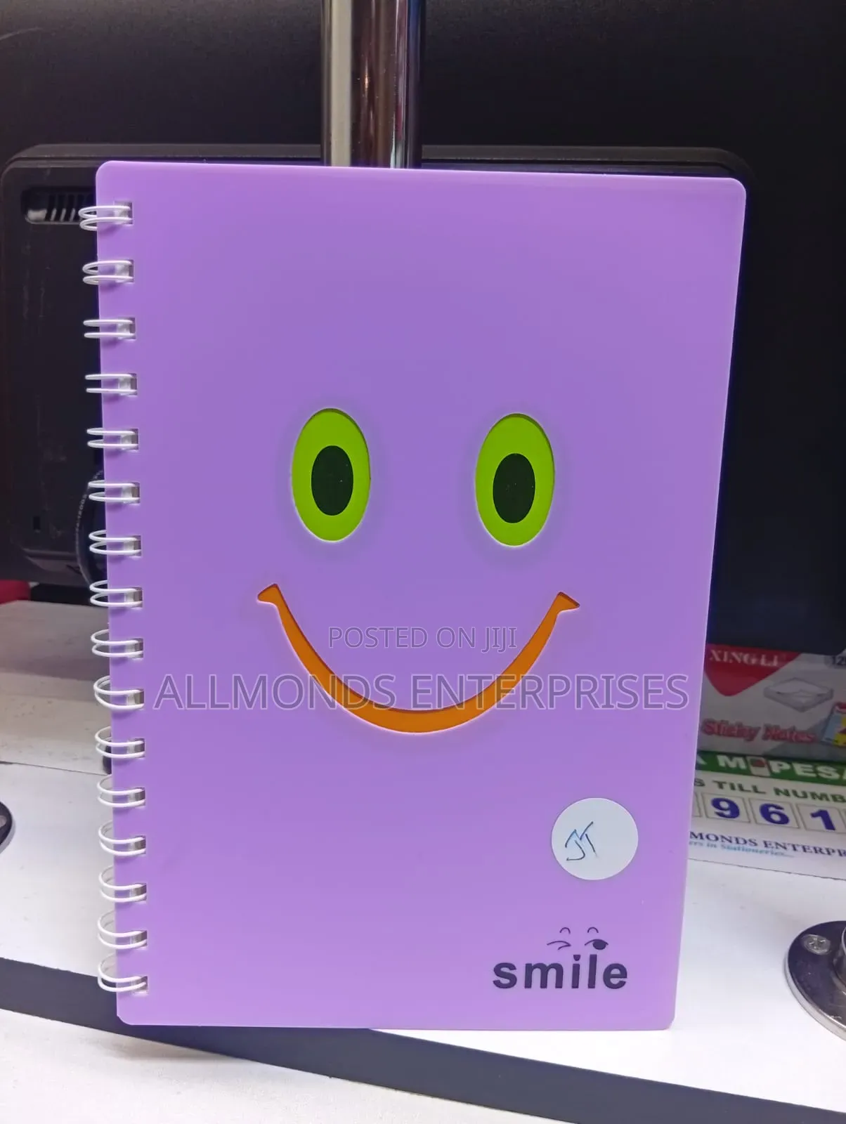 A5 Notebook With Emoji Smile
