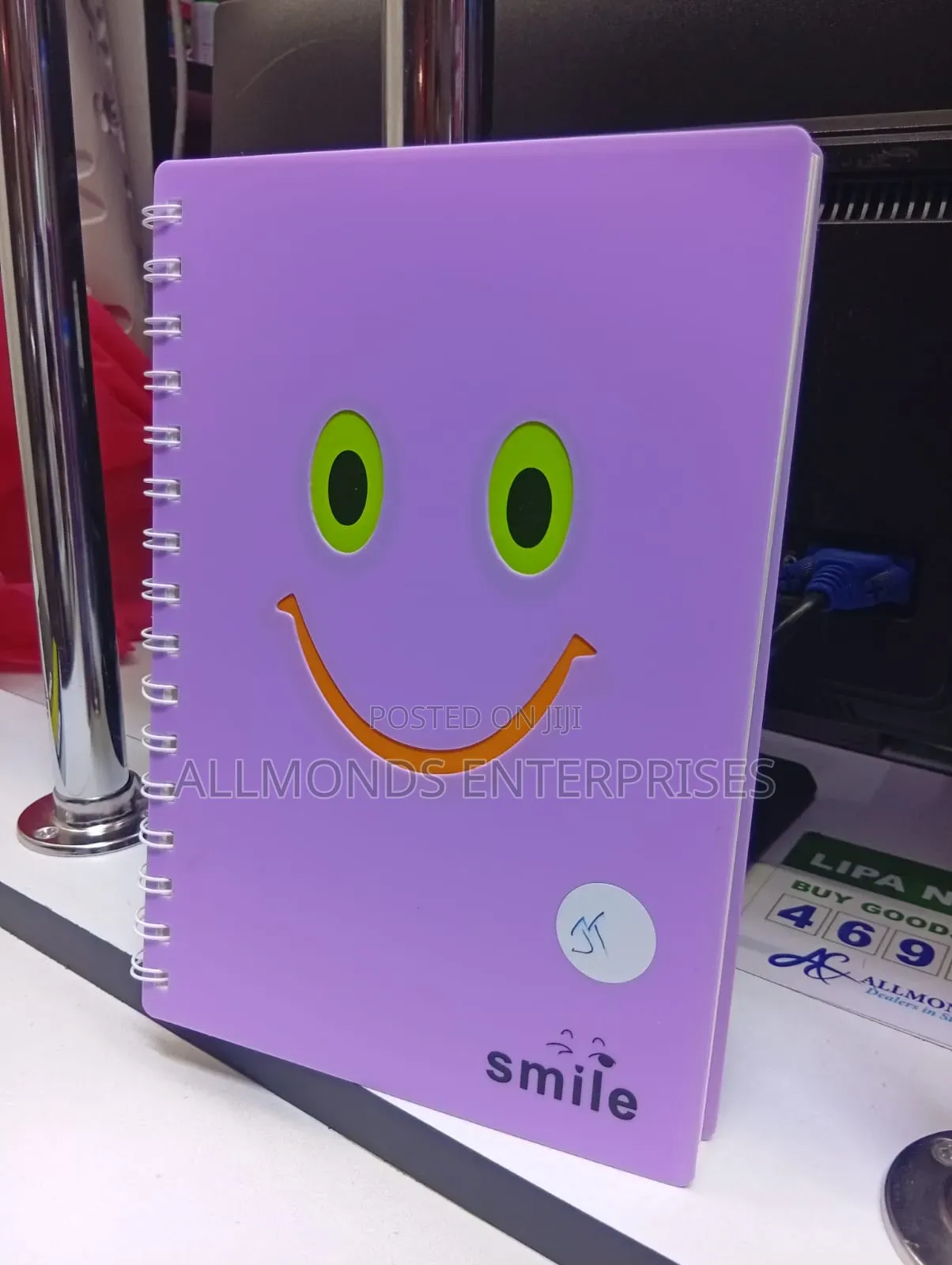 A5 Notebook With Emoji Smile