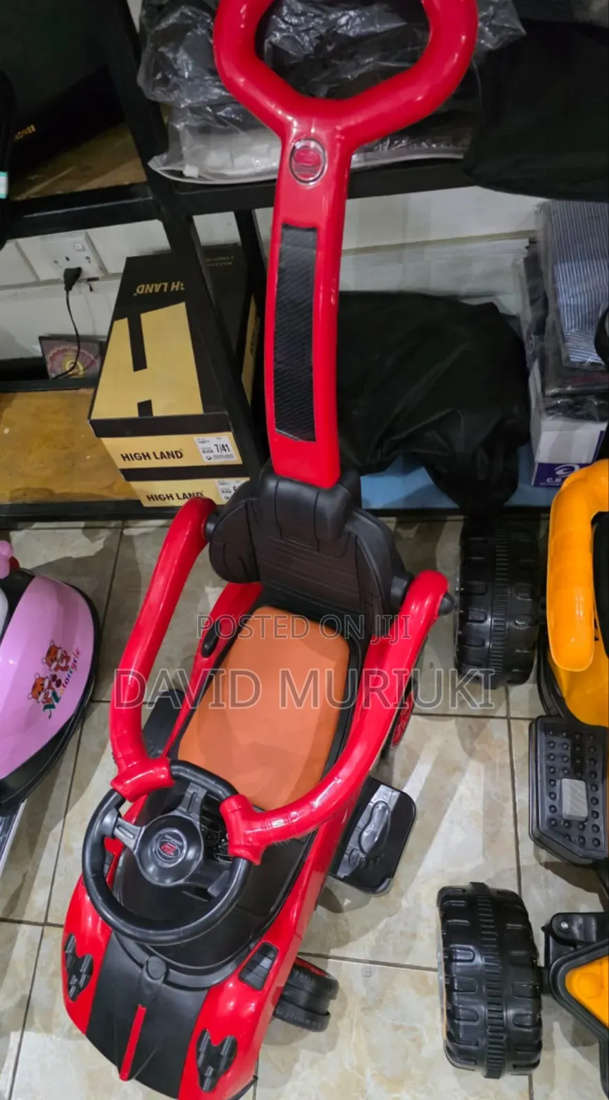 Kid Push Car