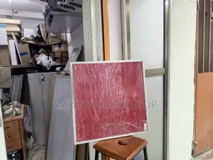 2ft X 2ft Small Red Notice Board for New Office