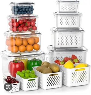 4pcs Fridge Storage Containers