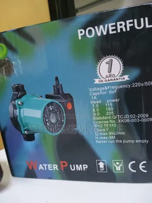 Powerful Circulation Water Pump. Max Head: 9m