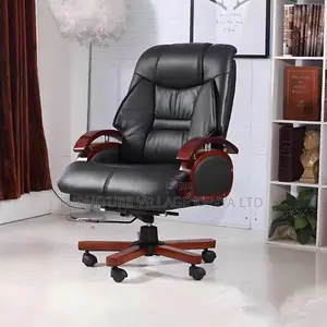 Office Leather Seats| Black Leather High Back Executive Chair