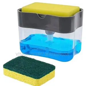 Automatic Soap
Pump With Sponge Dispenser