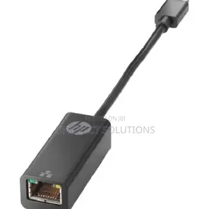 Hp Usb-C to Rj45 Adapter - Black - V7w66aa