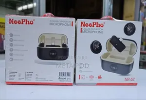 Neepho Collar Clip Button Wireless Microphone