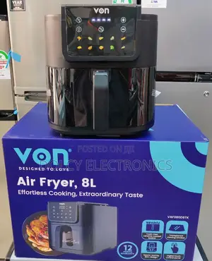 Von Air Fryer 8l Digital Slim Design