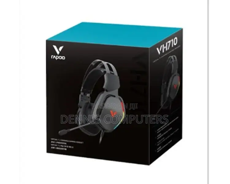 Rapoo Usb Gaming Headset Virtual Noise Reduction Microphone Vh710 -