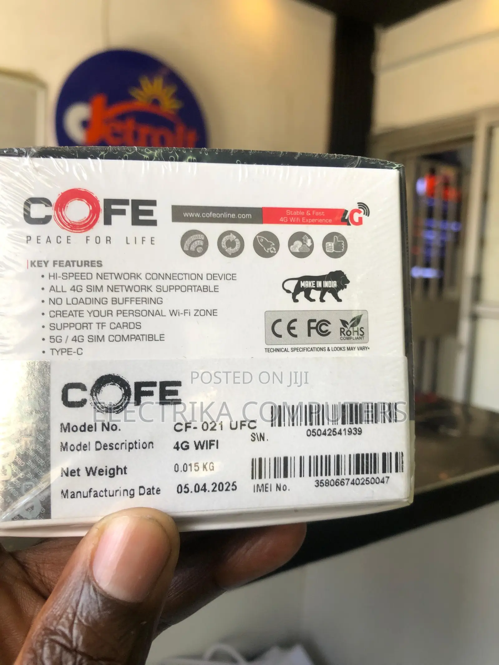 Cofe Cf-021 Ufc 4g Wifi