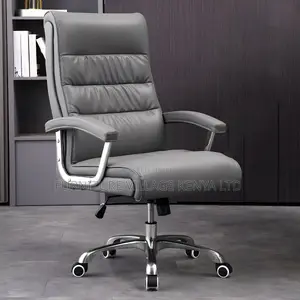 Office Chair| Brown & Black Executive Office Leather Seat