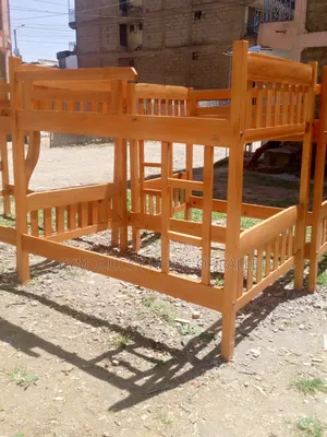 4*6 Double Decker Hardwood Feamed Bed
