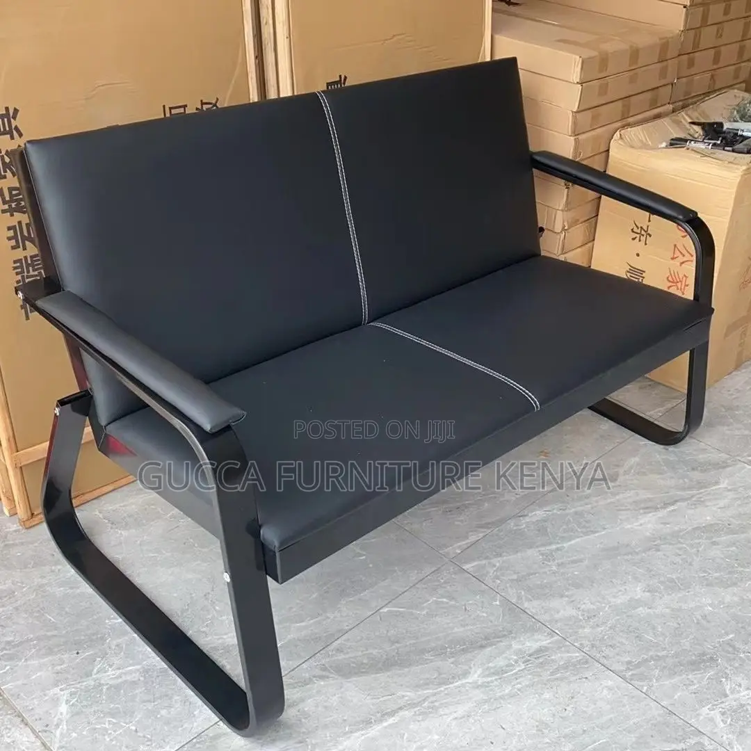 5-searter Leather Executive Reception Sofa Set