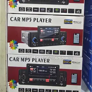 Car Stereo With Bluetooth Mirror Car Display Usb Fm Mp5 Black