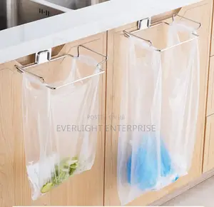 Metallic Trash Bag Hanger