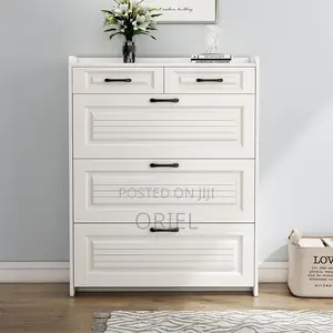 White Modern Shoe Storage Rack