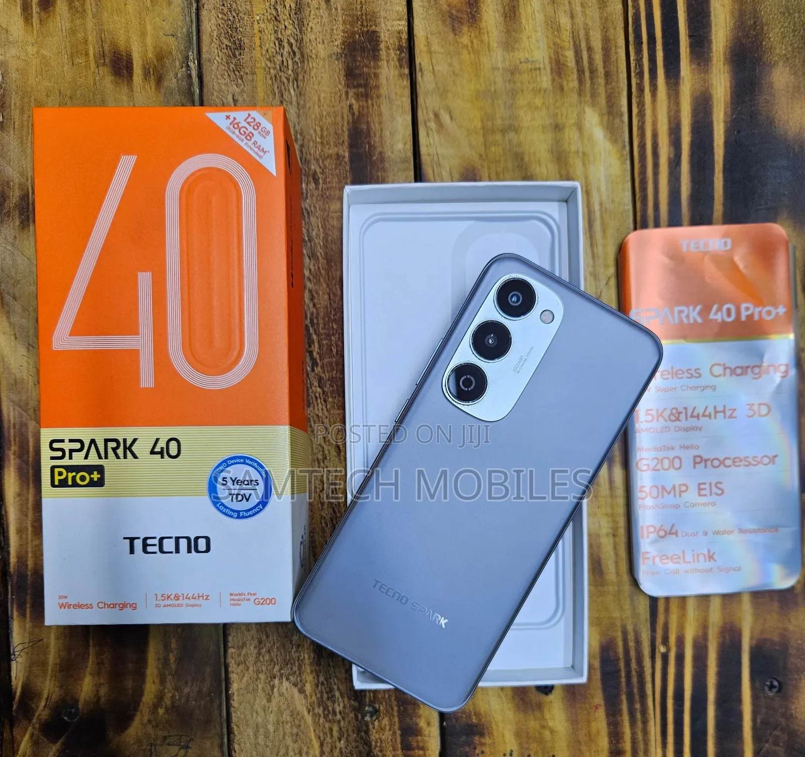Tecno Spark 40 Pro+ 128 GB Gray