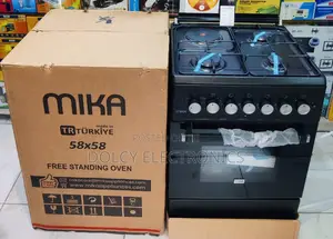 Mika Standing Cooker 3 Gas + 1 Electric, 58cm X58cm
Mst58u31e3blem