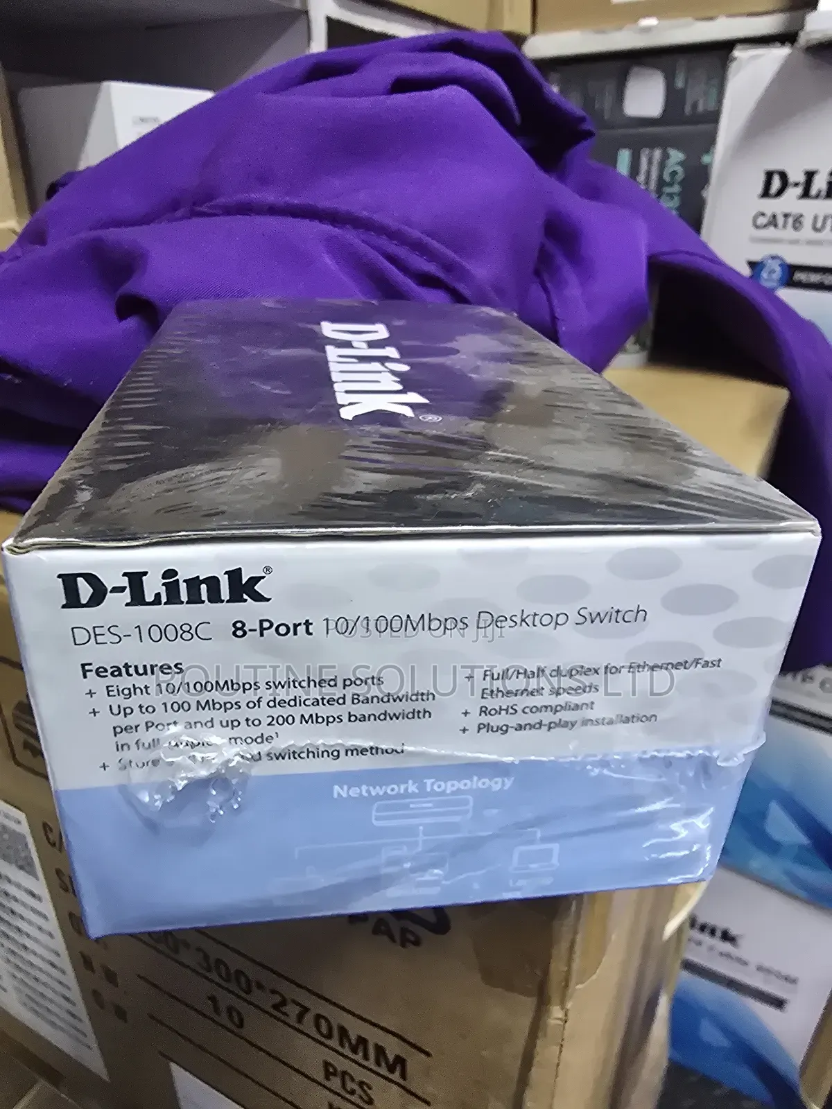 D-Link Des-1008c 8-Port 10/100mbps Desktop Switch