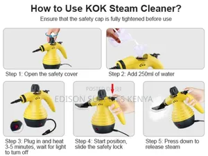 Powerful Handheld Steam Cleaner - Multi-Surface Cleaner Degreaser Tool