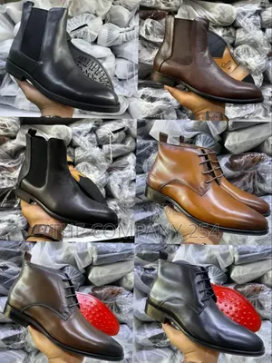 Quality Casual Leather Rubber Sole Chelsea Official Boots