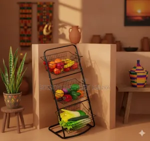 Metal Trolley 3-Tier Multi-Purpose Trolley Shelf – Kitchen Bathroom