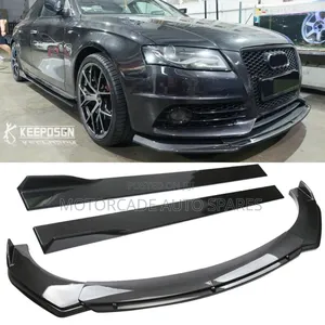 Audi Carbon Fiber Front Bumper Lip Bodykit Skirting And Side Skirts