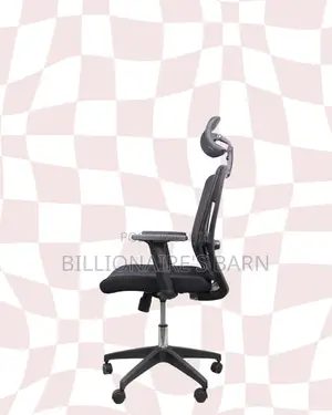 Black Ergonomic Office Chair • Support That Lasts, Cool Mesh Backrest