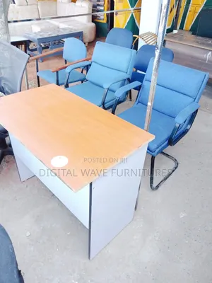 Blue Secretariat Office Chair