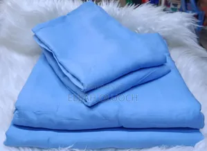 4 Piece Cotton Plain Bedsheets Sets