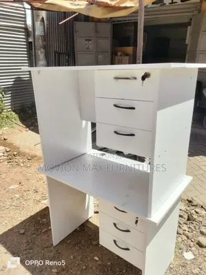 White MDF Office Desk